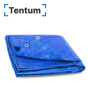 Тент тарпаулин строительный 180 гр/м2 , размер 4х8м с люверсами