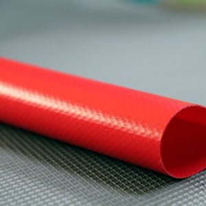 Тентовая ткань ПВХ Panama оптом 900 гр/м2, размер 3х50м красный (Ral 3020)